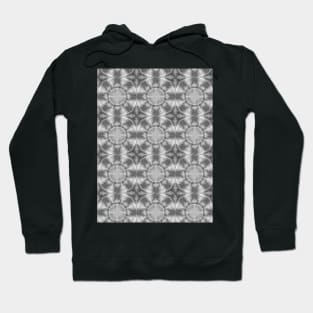 Elegant, modern pattern, silver stars, cross and block for any occasion Hoodie